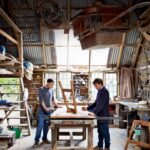 The idyllic coastal house of furniture maker Ted Jefferis